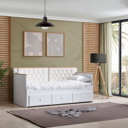 Hanah Home Alacati Cama de Día Blanca